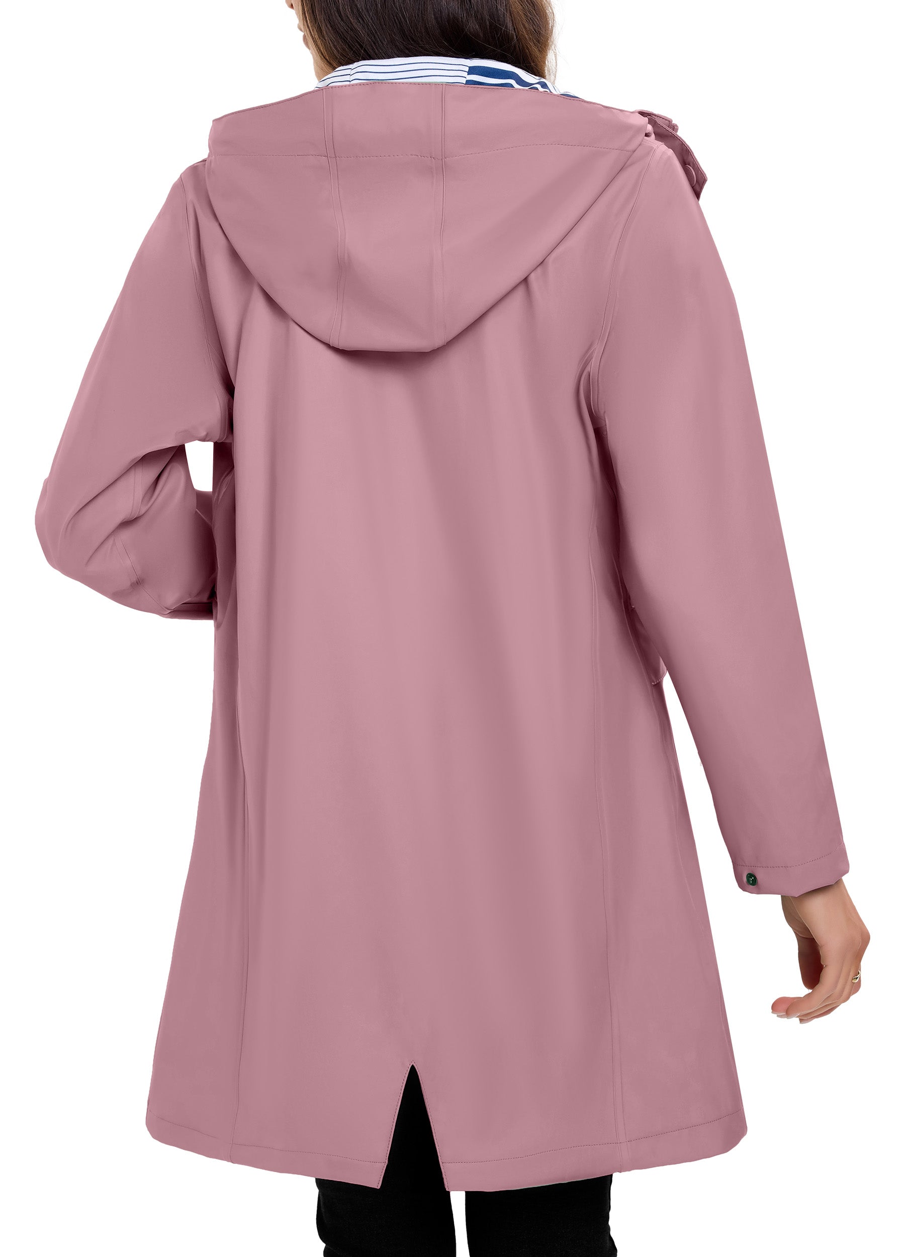 SplashGlow Women's Long Waterproof  Jacket Atlaslava