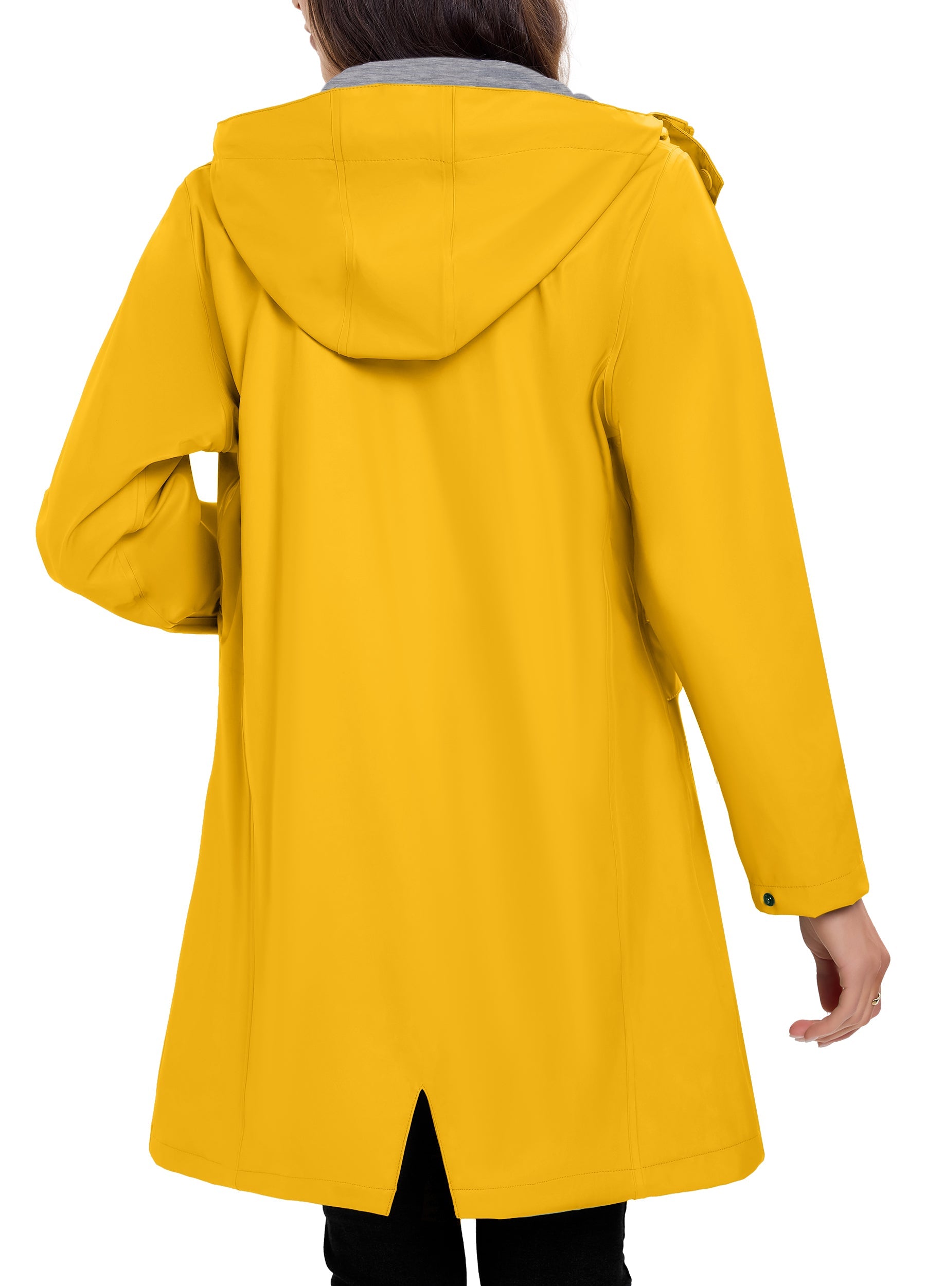 SplashGlow Women's Long Waterproof  Jacket Atlaslava