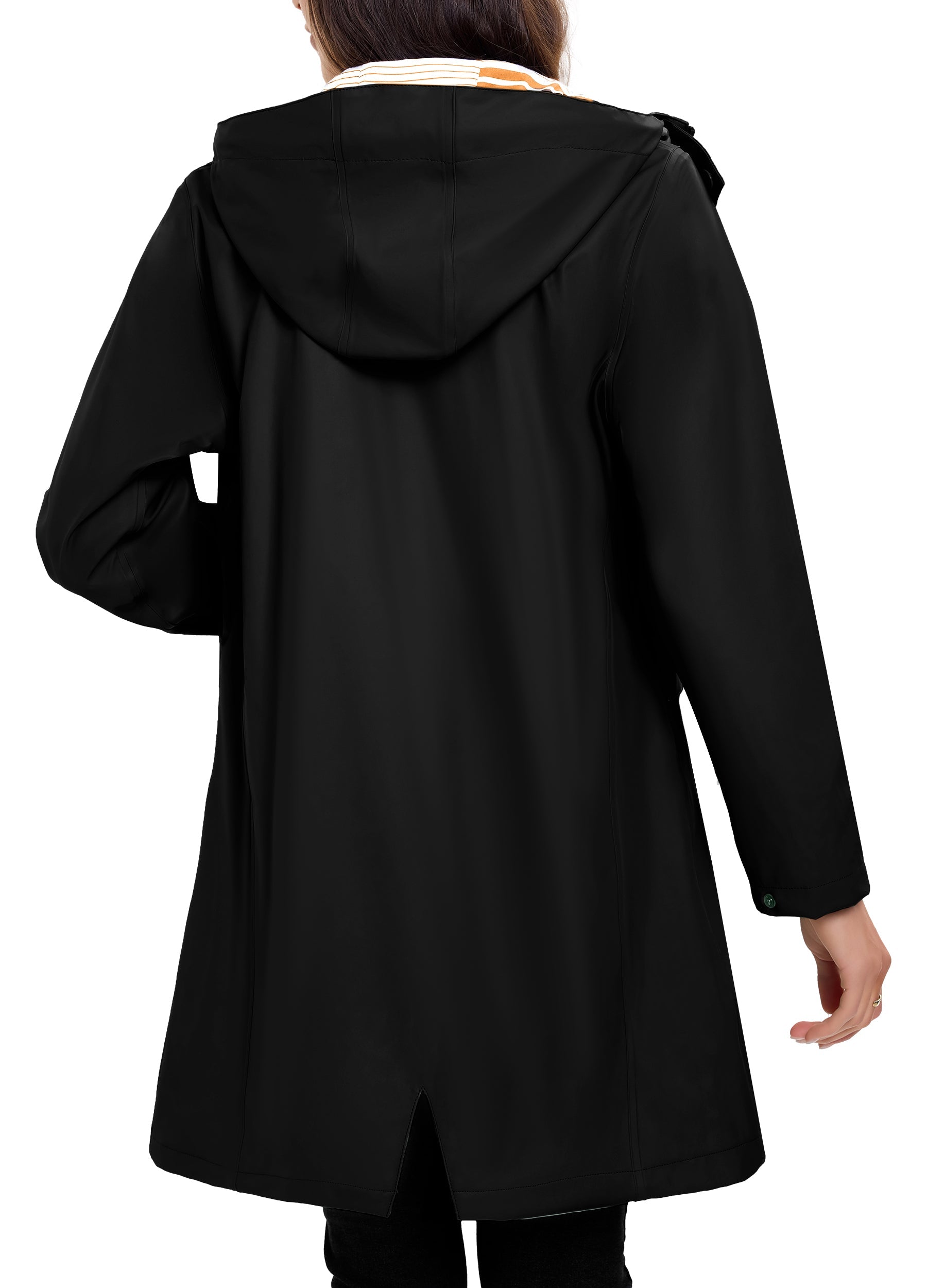 SplashGlow Women's Long Waterproof  Jacket Atlaslava