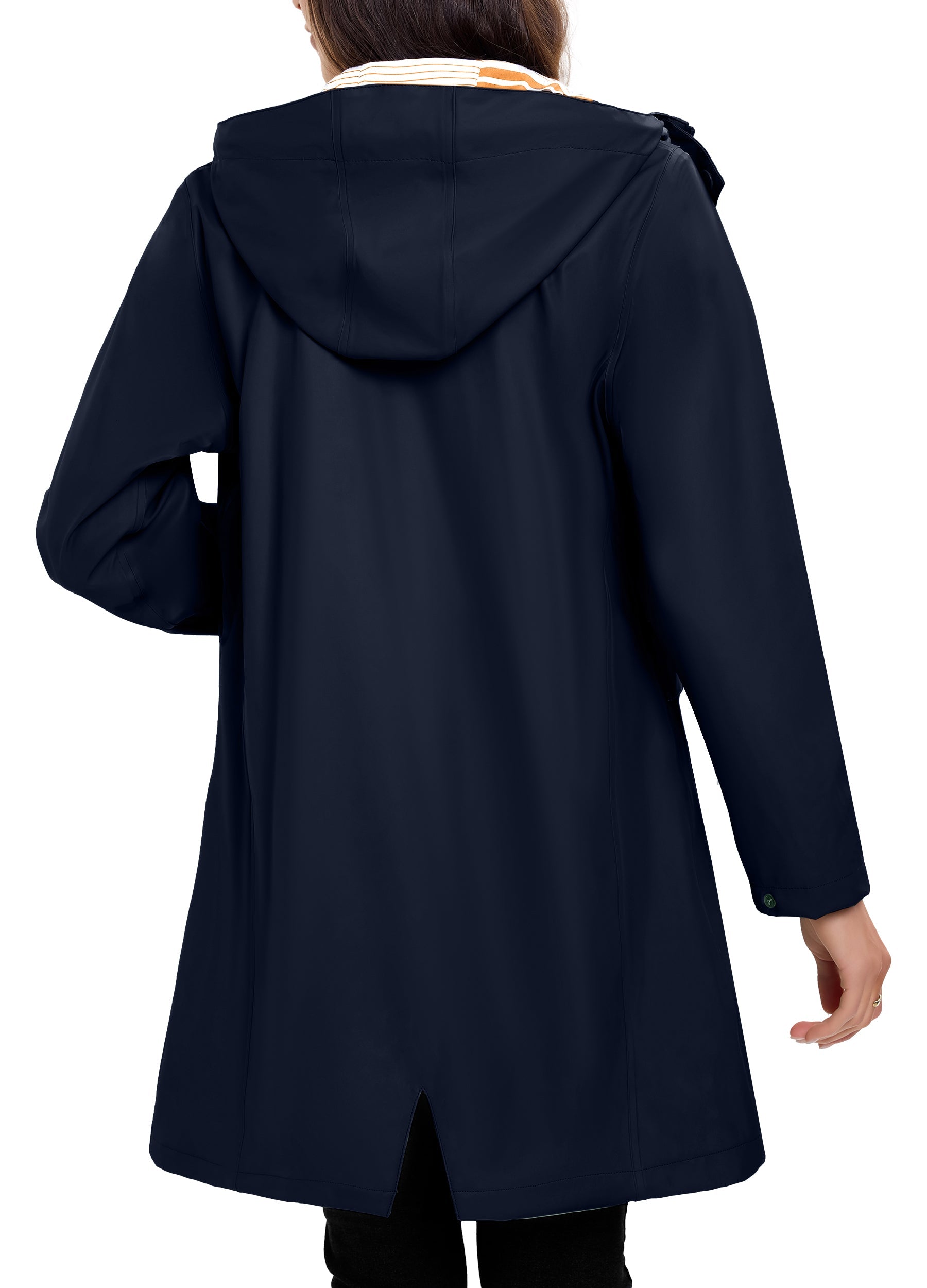 SplashGlow Women's Long Waterproof  Jacket Atlaslava