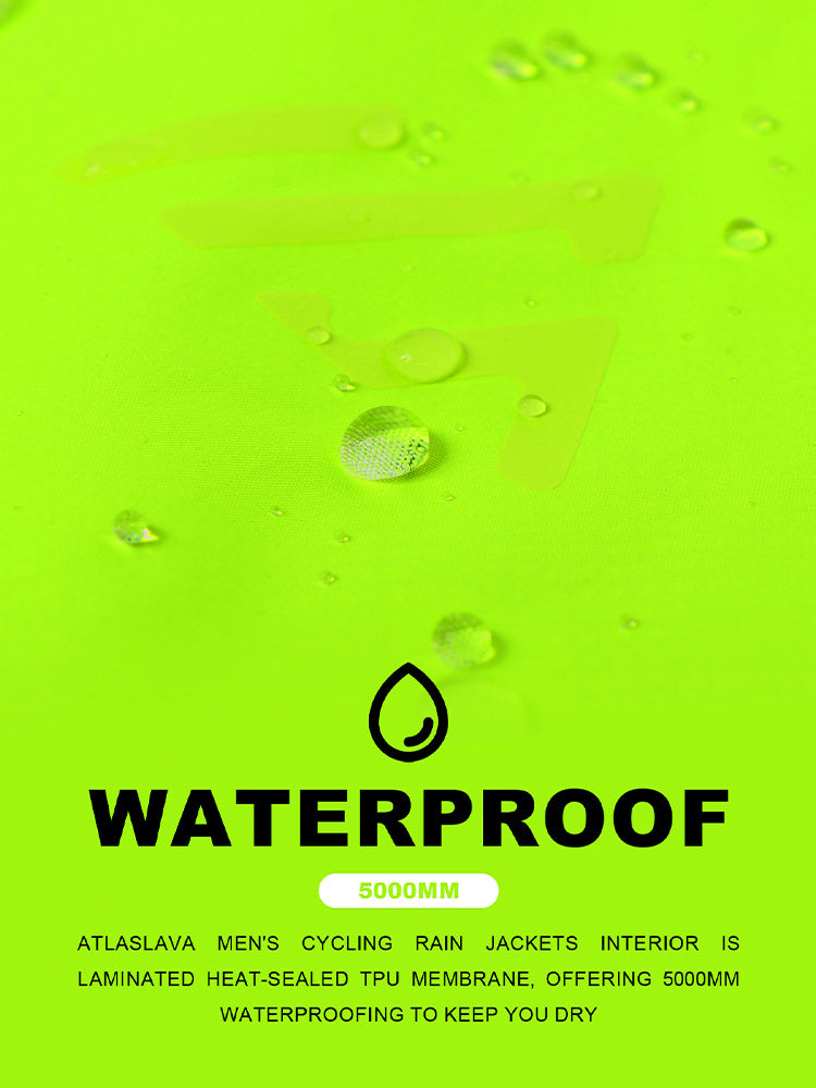 California Men's Waterproof Cycling Jersey Atlaslava