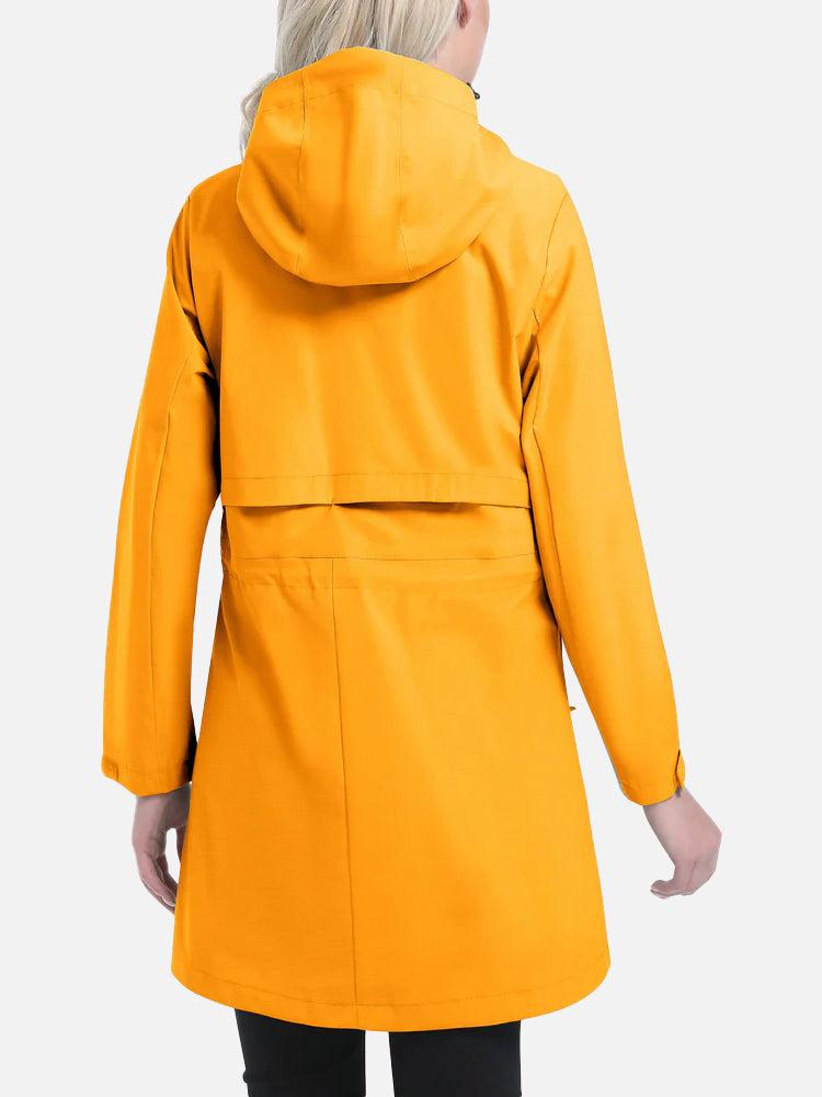 AquaFlex Womens Hooded Waterproof  jacket Atlaslava