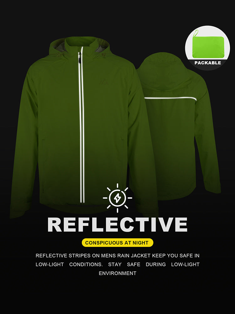 California Men's Waterproof Cycling Jersey Atlaslava