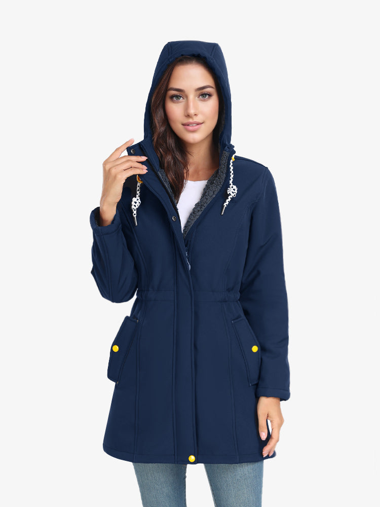 ActivePath Women's Long Insulated Jacket Atlaslava