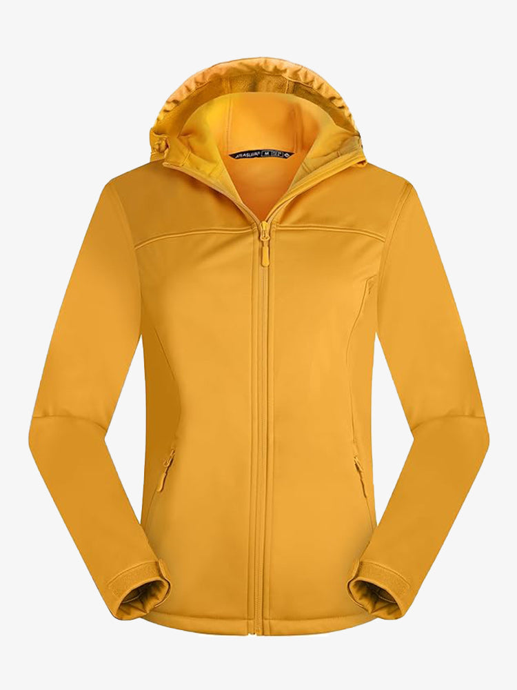 Alocasia Women's  Fluorencent Trim Softshell Jacket Atlaslava