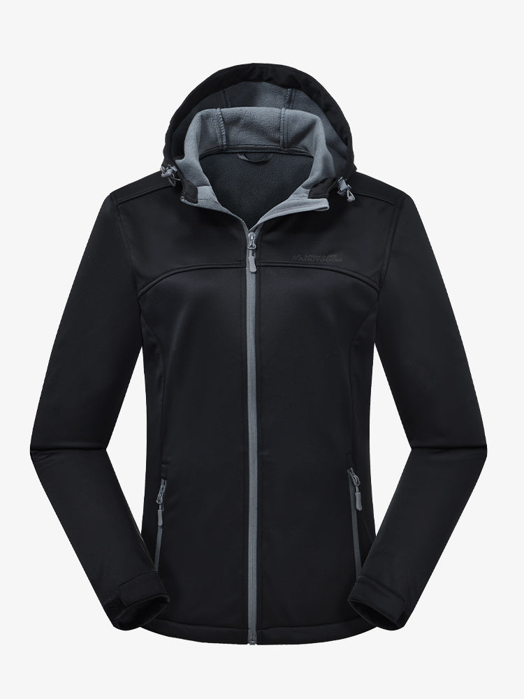 Alocasia Women's  Fluorencent Trim Softshell Jacket Atlaslava
