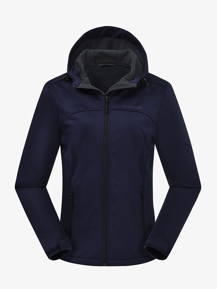 Alocasia Women's  Fluorencent Trim Softshell Jacket Atlaslava