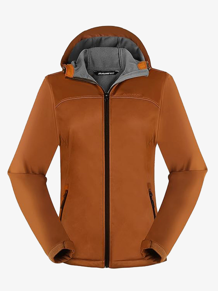 Alocasia Women's  Fluorencent Trim Softshell Jacket Atlaslava