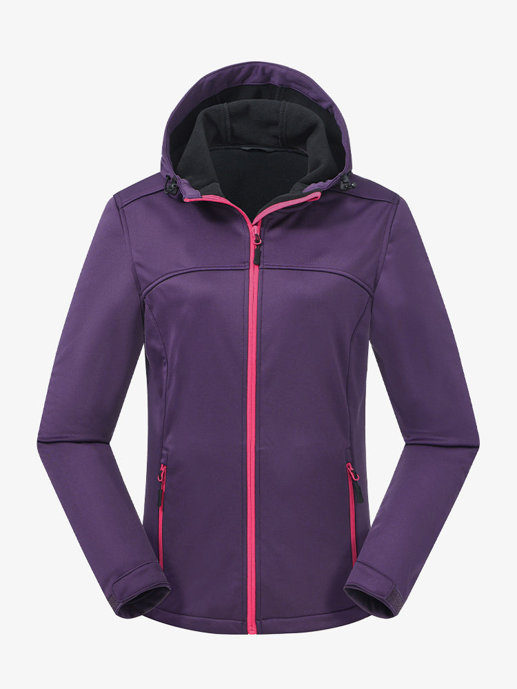 Alocasia Women's  Fluorencent Trim Softshell Jacket Atlaslava