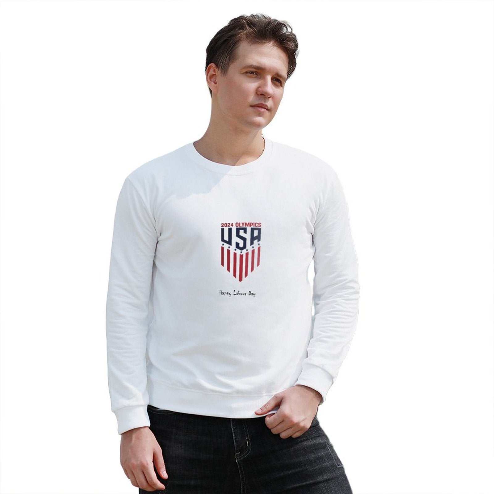 DTG 260gsm Men's Designer Sweatshirt (Front Printing)